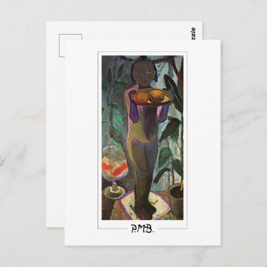Paula Modersohn-Becker #181 - Fine Art Postkarte (Vorne/Hinten)
