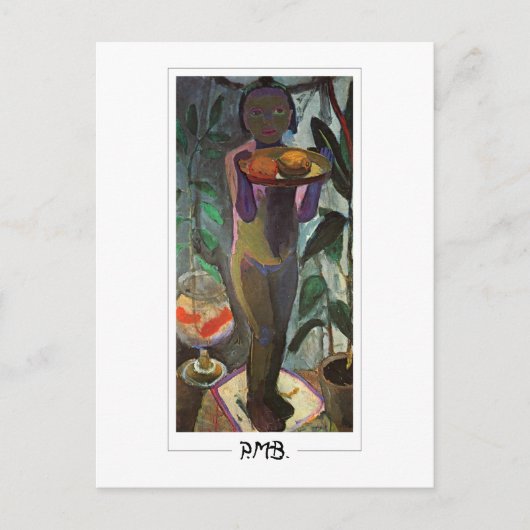 Paula Modersohn-Becker #181 - Fine Art Postkarte (Vorderseite)