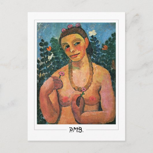 Paula Modersohn-Becker #183 - Fine Art Postkarte (Vorderseite)