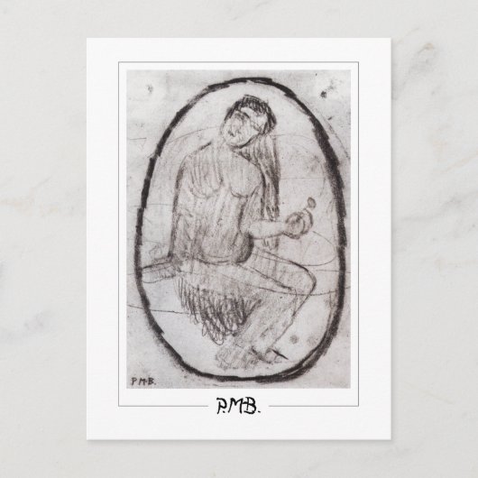 Paula Modersohn-Becker #187 - Fine Art Postkarte (Vorderseite)