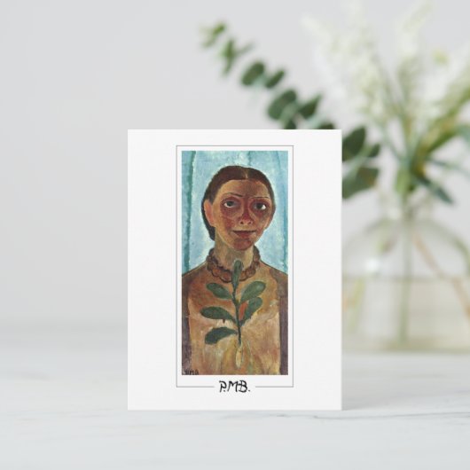 Paula Modersohn-Becker #192 - Fine Art Postkarte (Stehend Vorderseite)