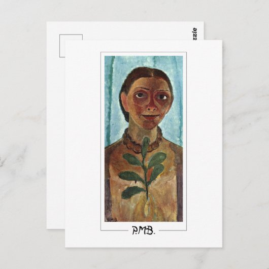 Paula Modersohn-Becker #192 - Fine Art Postkarte (Vorne/Hinten)