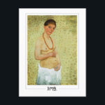 Paula Modersohn-Becker #1 - Fine Art Postkarte<br><div class="desc">Paula Modersohn-Becker - Selbstporträt am 6. Hochzeitstag 1906. Art & Signatur Postkarte #1 des Zedign House. Weitere Bilder und Designs von Paula Modersohn-Becker - Gemälde & Zeichnungen finden Sie unter https://books.zedign.com/zas/84.html</div>