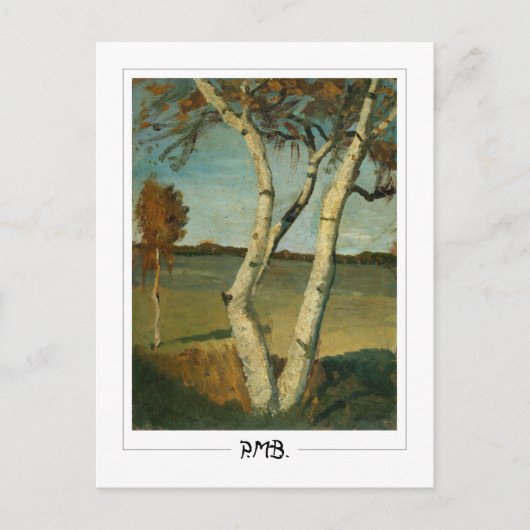 Paula Modersohn-Becker #3 - Fine Art Postkarte (Vorderseite)