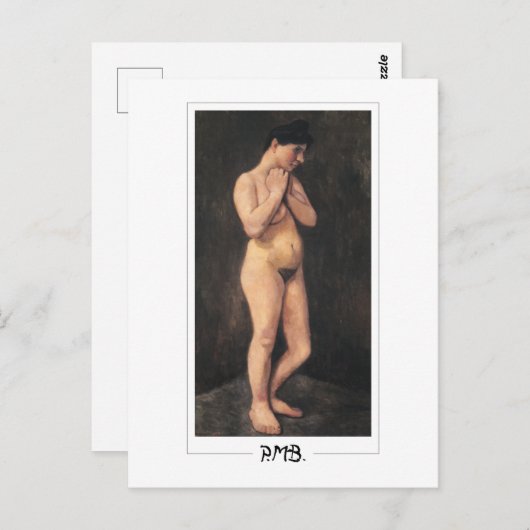 Paula Modersohn-Becker #41 - Fine Art Postkarte (Vorne/Hinten)