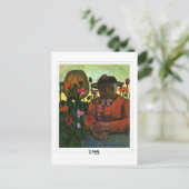 Paula Modersohn-Becker #44 - Fine Art Postkarte (Stehend Vorderseite)