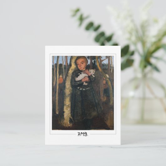 Paula Modersohn-Becker #4 - Fine Art Postkarte (Stehend Vorderseite)