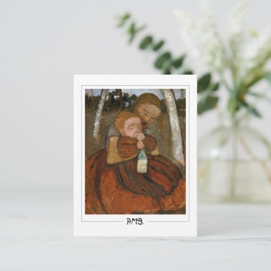 Paula Modersohn-Becker #5 - Fine Art Postkarte (Stehend Vorderseite)