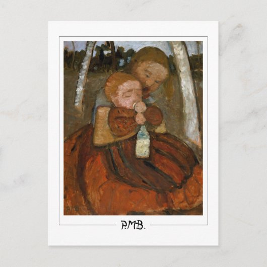 Paula Modersohn-Becker #5 - Fine Art Postkarte (Vorderseite)