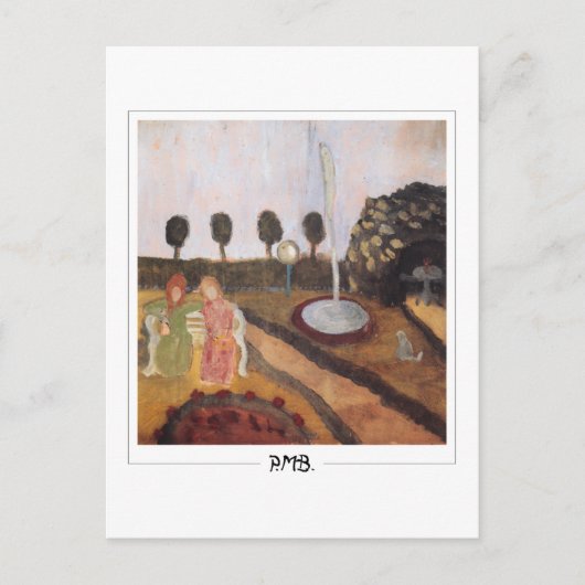 Paula Modersohn-Becker #68 - Fine Art Postkarte (Vorderseite)