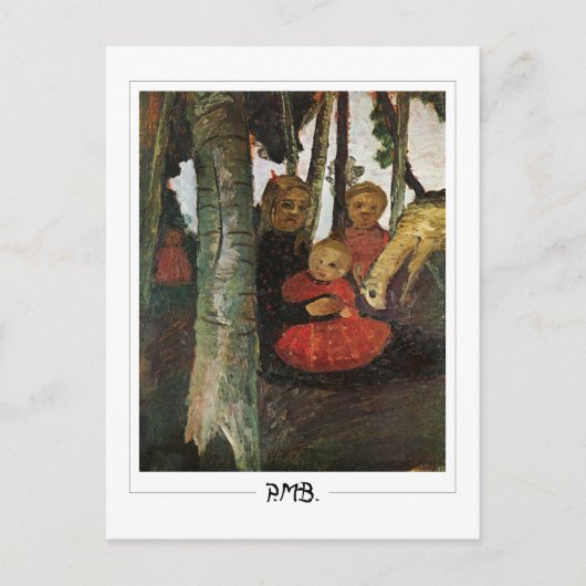 Paula Modersohn-Becker #75 - Fine Art Postkarte (Vorderseite)