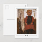 Paula Modersohn-Becker #7 - Fine Art Postkarte (Vorne/Hinten)