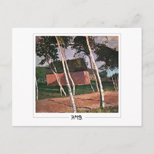 Paula Modersohn-Becker #88 - Fine Art Postkarte (Vorderseite)