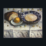 Paula Modersohn-Becker - Stillleben mit Milch Postkarte<br><div class="desc">Dieses Post-Impressionismus noch Leben Meisterwerk mit dem Titel, Stillleben mit Milch wird von der berühmten Maler, Paula Modersohn-Becker mit Tempera auf Pappe im Jahr 1905 gemacht. Im Alter von 22 Jahren traf sie auf die künstlerische Gemeinschaft von Worpswede. In diesem Dorf hatten sich Künstler wie Fritz Mackensen und Heinrich Vogeler...</div>