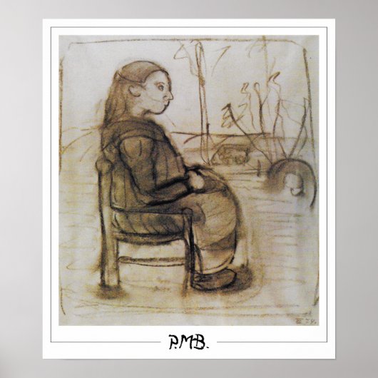 Paula Modersohn-Becker Zedign Art Poster #105 (Vorne)