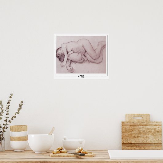 Paula Modersohn-Becker Zedign Art Poster #121 (Küche)