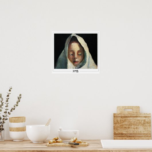 Paula Modersohn-Becker Zedign Art Poster #132 (Küche)