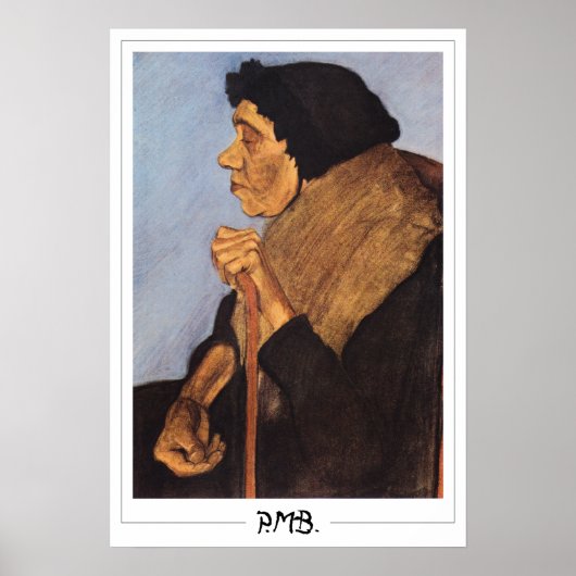 Paula Modersohn-Becker Zedign Art Poster #150 (Vorne)