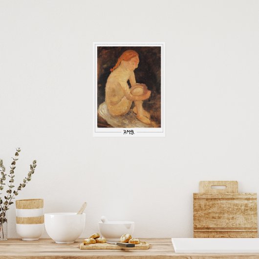 Paula Modersohn-Becker Zedign Art Poster #161 (Küche)