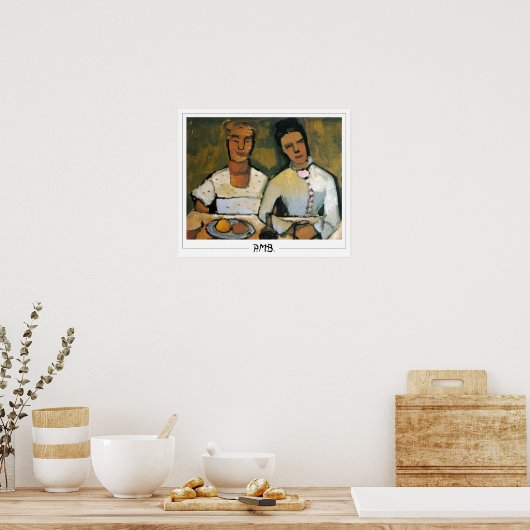 Paula Modersohn-Becker Zedign Art Poster #162 (Küche)