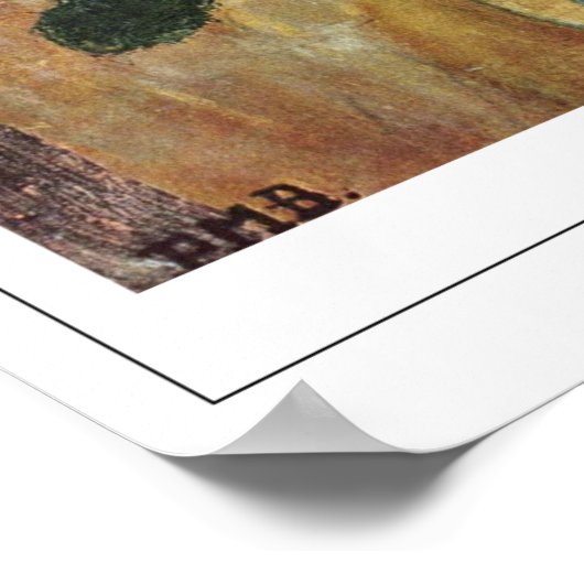 Paula Modersohn-Becker Zedign Art Poster #192 (Ecke)