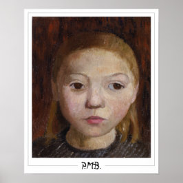 Paula Modersohn-Becker Zedign Art Poster #2