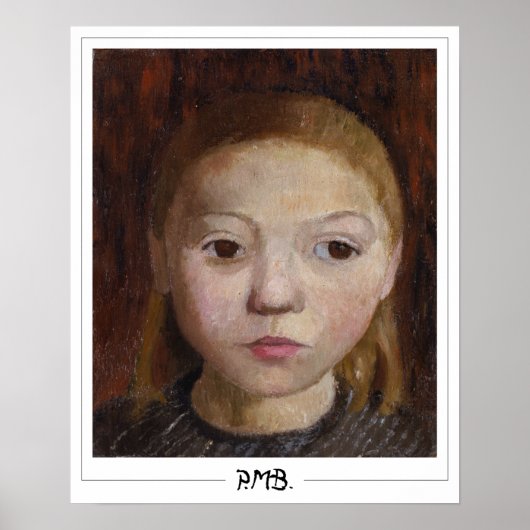 Paula Modersohn-Becker Zedign Art Poster #2 (Vorne)