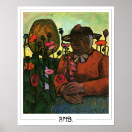 Paula Modersohn-Becker Zedign Art Poster #44