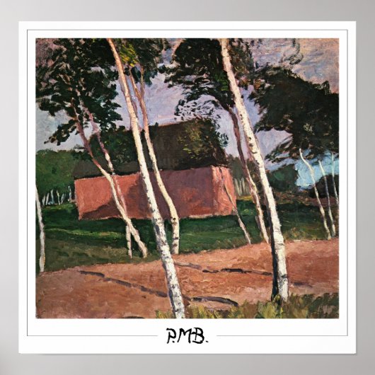 Paula Modersohn-Becker Zedign Art Poster #88 (Vorne)