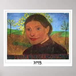 Paula Modersohn-Becker Zedign Art Poster #92