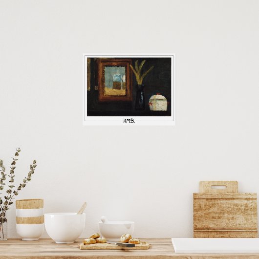 Paula Modersohn-Becker Zedign Art Poster #93 (Küche)