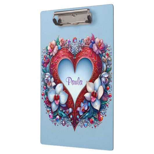 PAULA ~ Valentinstag ~ Zwischenablage Klemmbrett (Links)