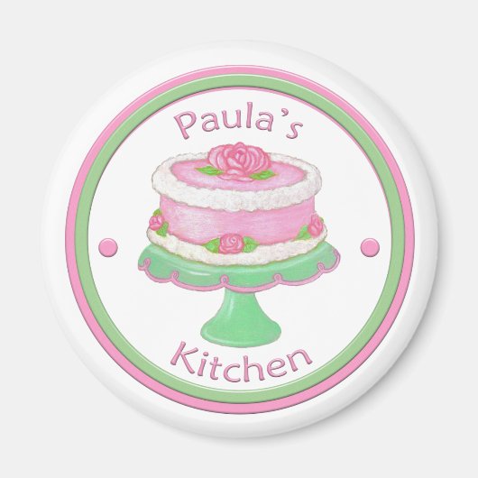 Paulas Küchenkuchen-Stand Magnet (Vorne)