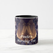 Paulas Morgen-Tee Personalisiert anpassbar Tasse (Zentrum)