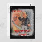 PAULDING GHOST LIGHT ~ RAILROAD BRAKEMAN POSTCARD! POSTKARTE (Vorne/Hinten)