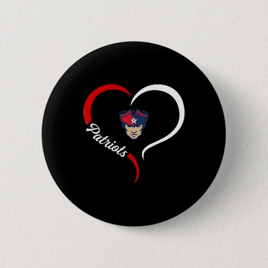 Paulding Landkreis Patriots Logo Halbherz Slogan H Button (Vorderseite)