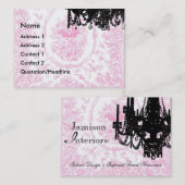 PauletteParis Leuchter und Toile Visitenkarten Visitenkarte (Vorne/Hinten)