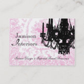 PauletteParis Leuchter und Toile Visitenkarten Visitenkarte (Rückseite)