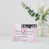 PauletteParis Leuchter und Toile Visitenkarten Visitenkarte (Stehend Vorderseite)