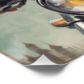 Paulie der Spitz Poster (Ecke)