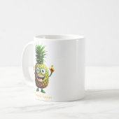 Paulie the Pulveriser - Ananas-Imperium Kaffeetasse (Vorderseite Links)