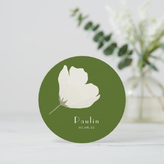 Paulin-Geburtsmeldung Save The Date (Stehend Vorderseite)