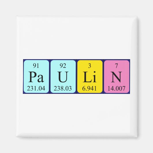 Paulin-Periodenmagnet Magnet (Vorne)