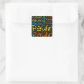 Paulin Quadratischer Aufkleber (Tasche)