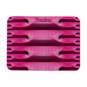PAULINA ~ BONBONS Rosa Pink ~ Fraktale Kunst ~ Magnet