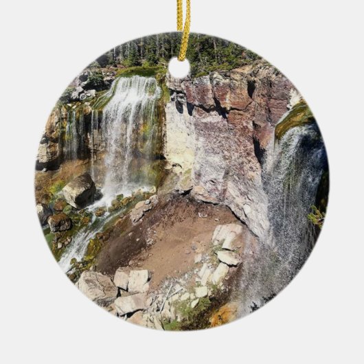 Paulina Creek Falls Keramik Ornament (Vorne)