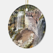 Paulina Creek Falls Keramik Ornament (Links)