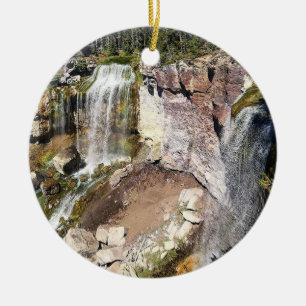 Paulina Creek Falls, OR Keramik Ornament
