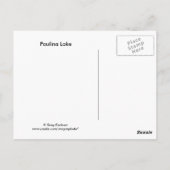 Paulina Lake Postkarte (Rückseite)