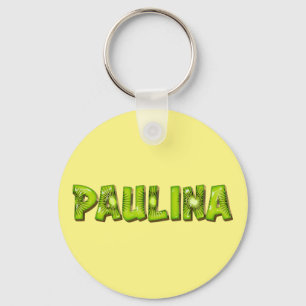 Paulina Name Kiwi Design Schlüsselanhänger